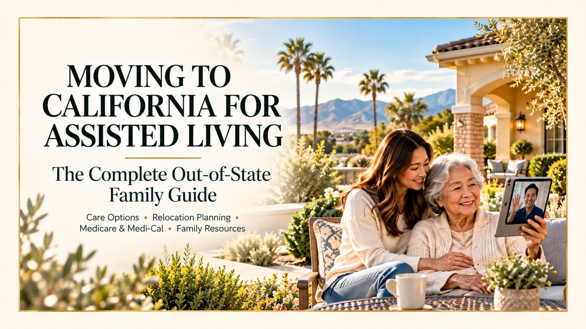 How to Find Affordable Senior Assisted Living Homes in California if You Are Out of State