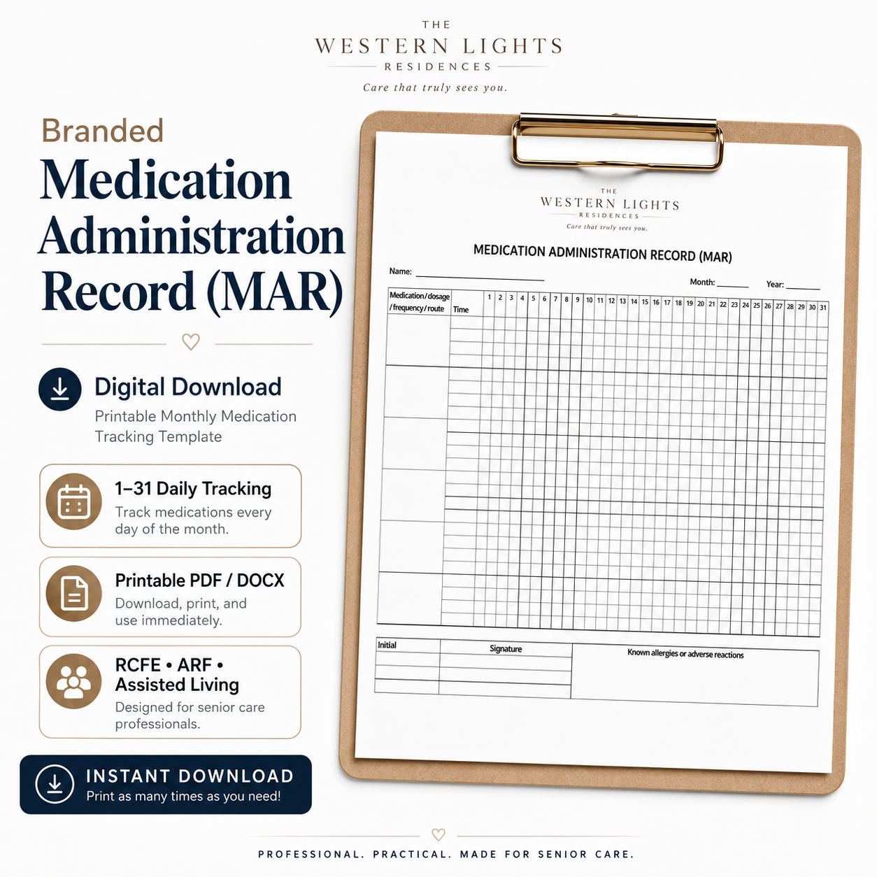 Registros de Administración de Medicamentos (MAR)